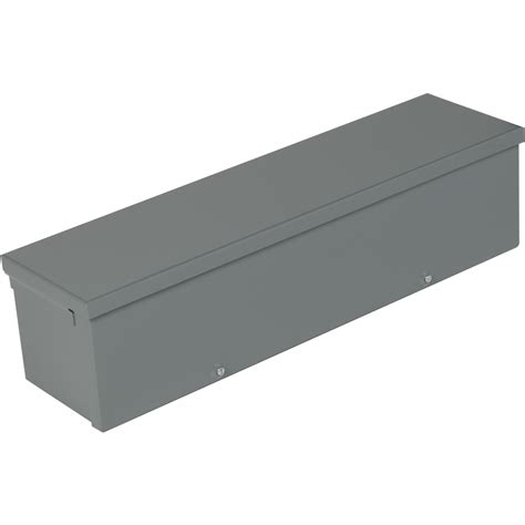 gutter box electrical|electrical trough box types.